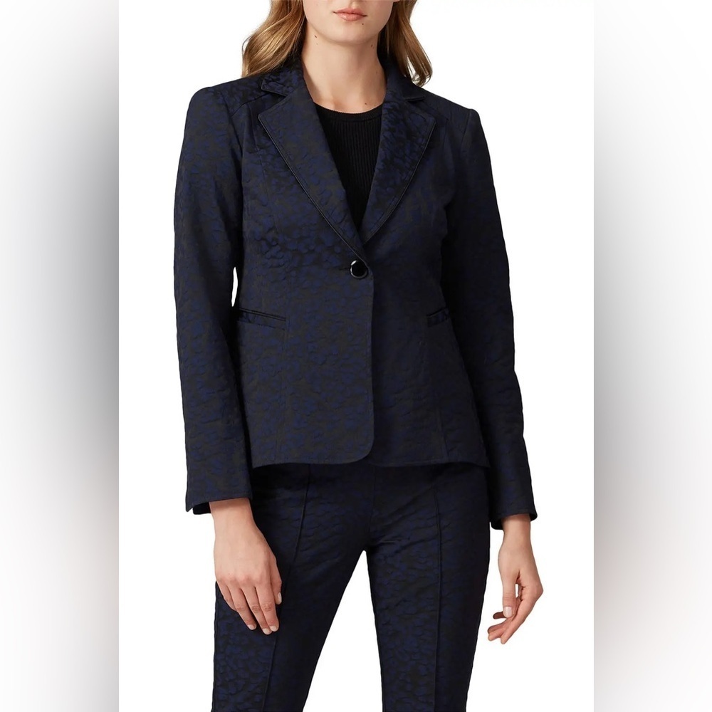 💙 Nanette Lapore Jacquard Navy Jacket